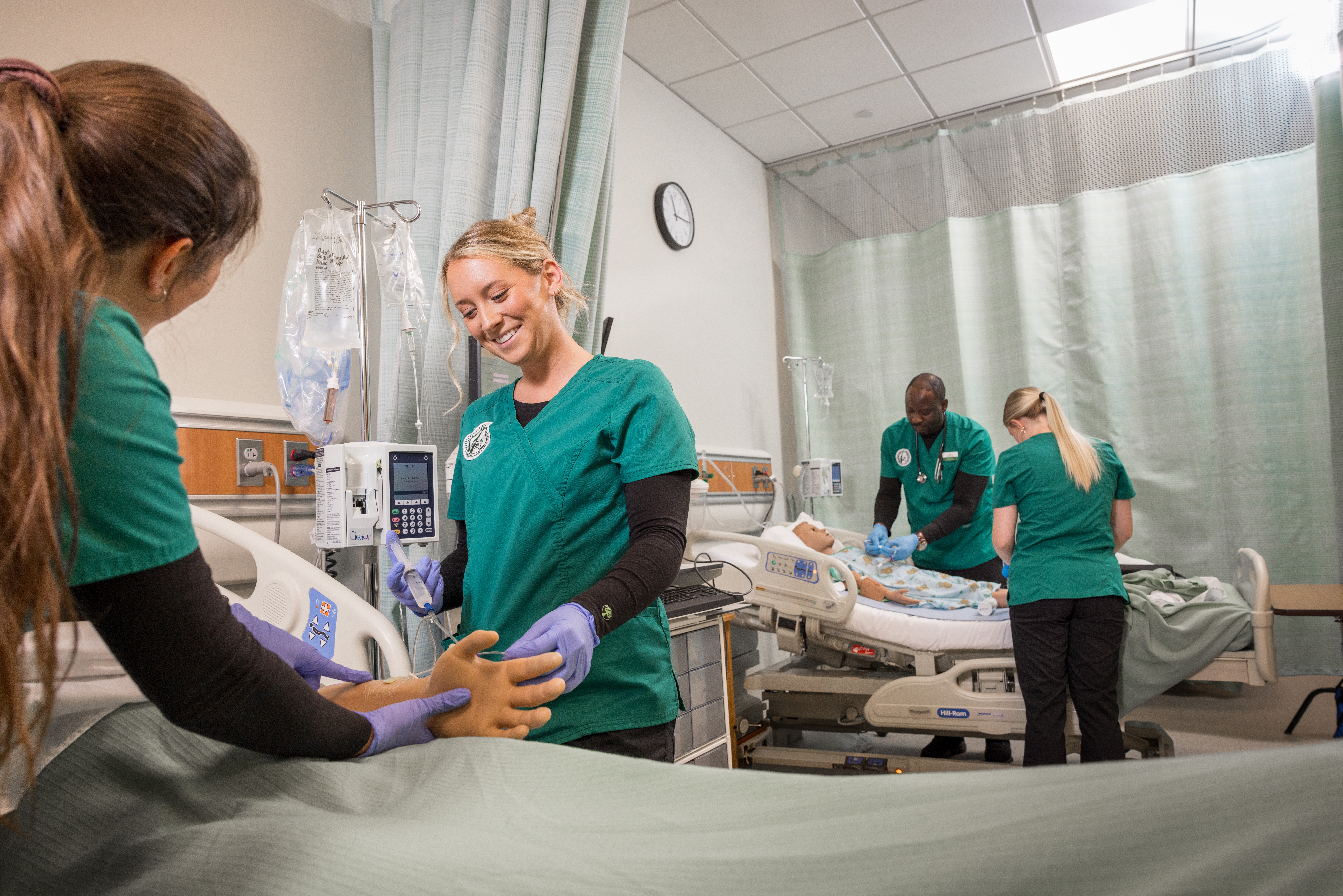 Hu Nursing students during class.