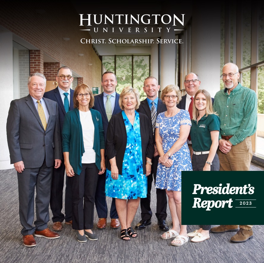 The cover of the HU President's Report