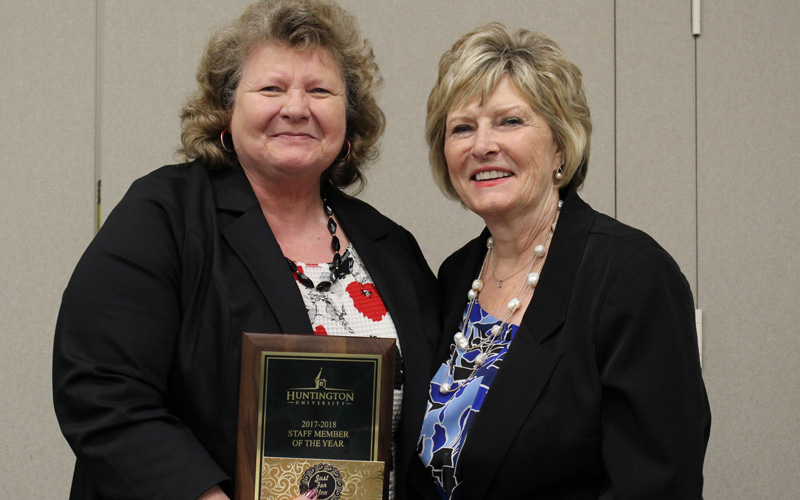 Hu Announces Staff Member Of The Year Huntington University A Christian College Of The Liberal Arts Hu Announces Staff Member Of The Year Huntington University A Christian College Of The Liberal Arts