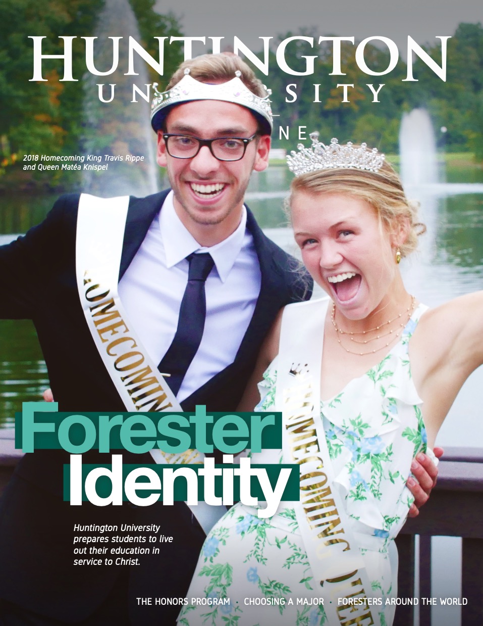 The cover of the HU Magazine