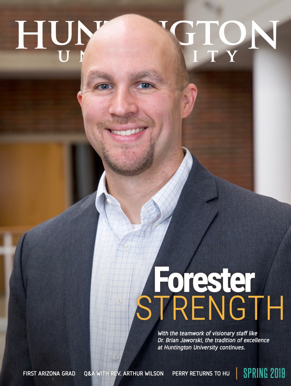 The cover of the HU Magazine