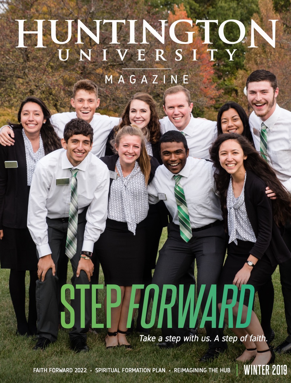 The cover of the HU Magazine