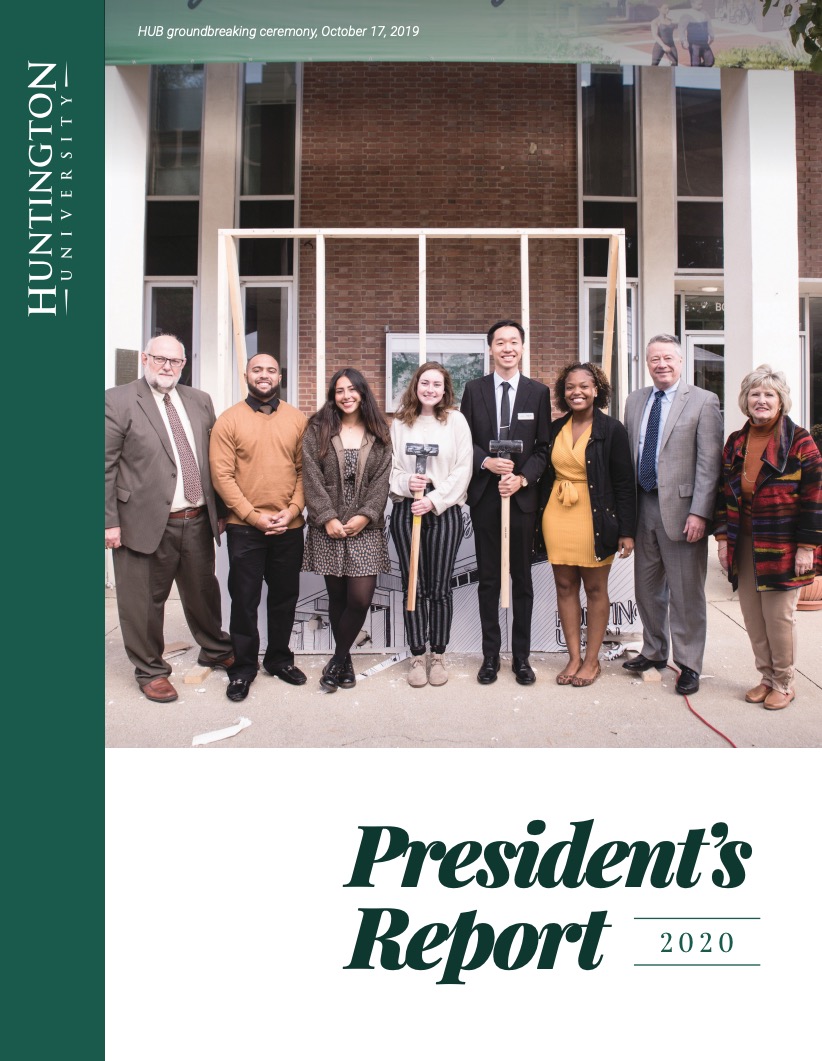 The cover of the HU President's Report