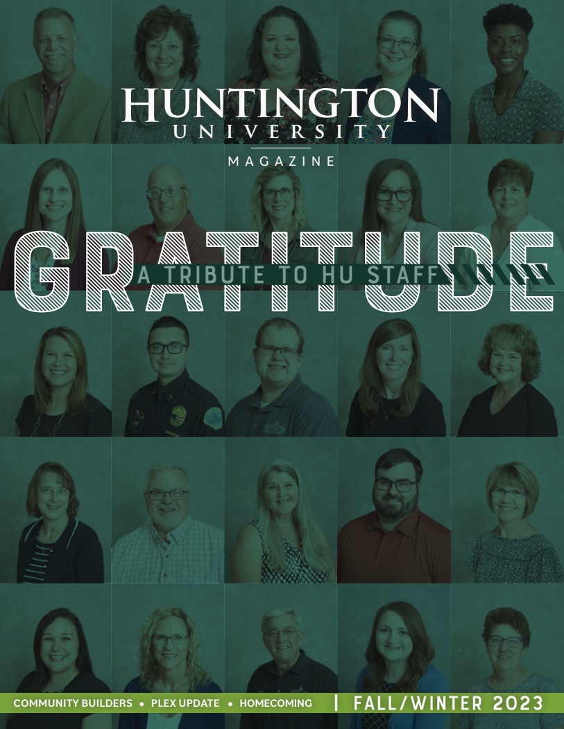 The cover of the HU Magazine