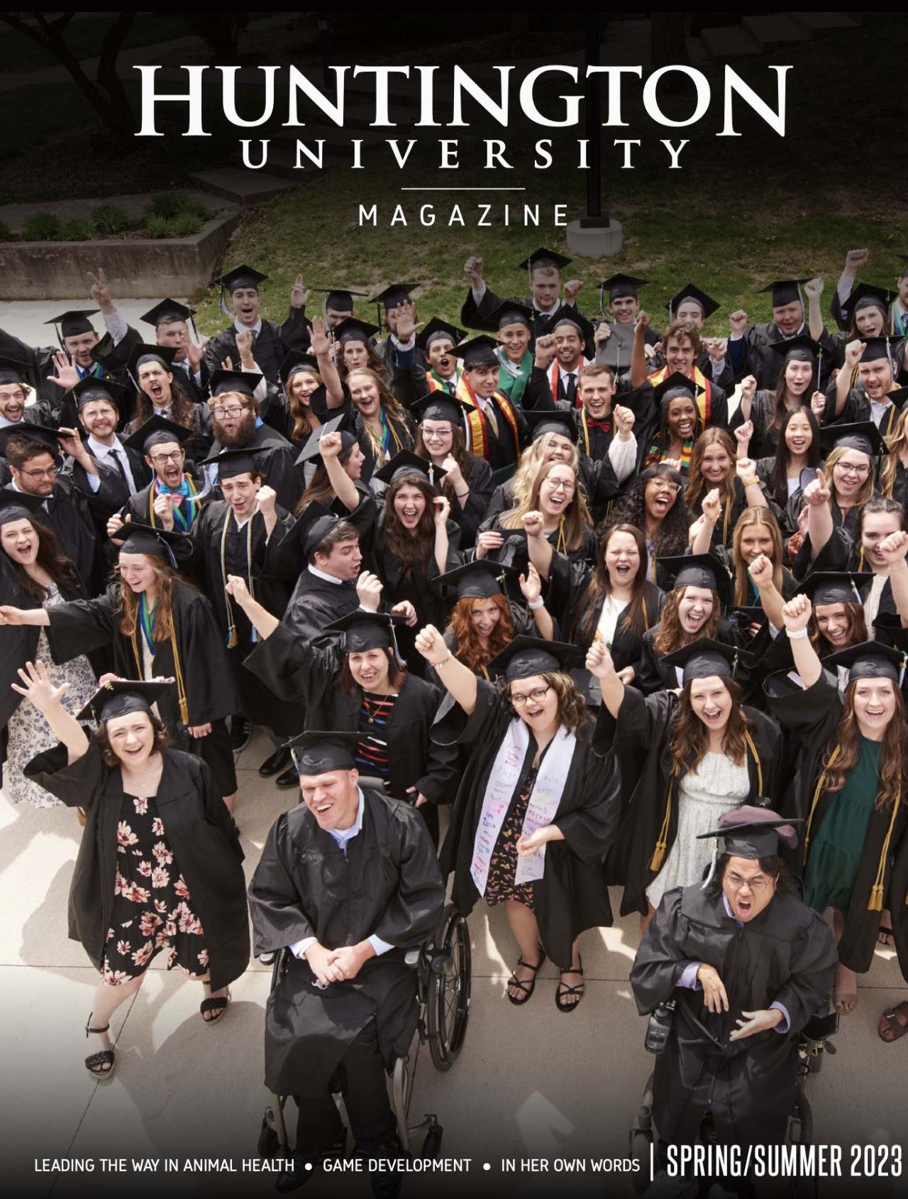 The cover of the HU Magazine