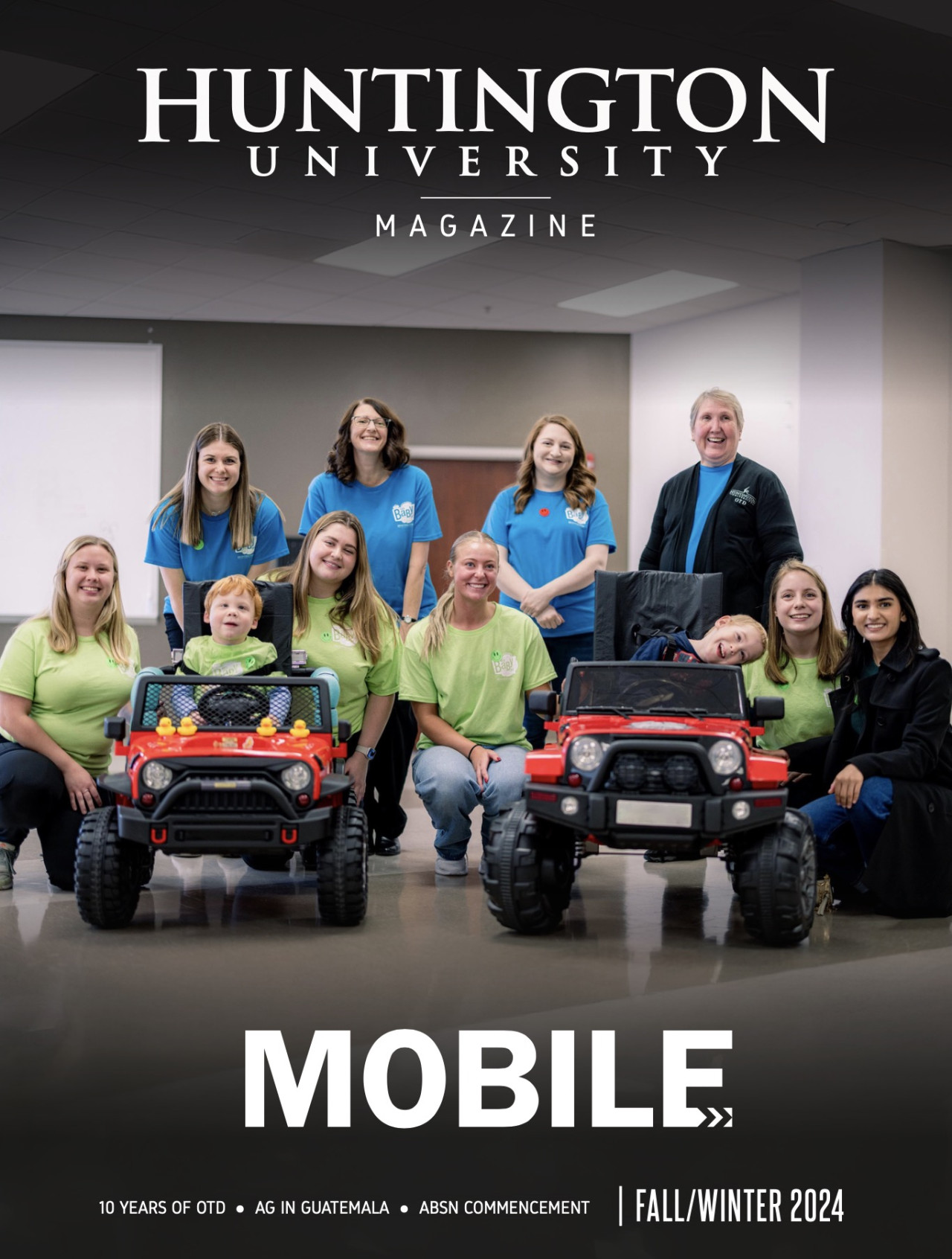 The cover of the HU Magazine