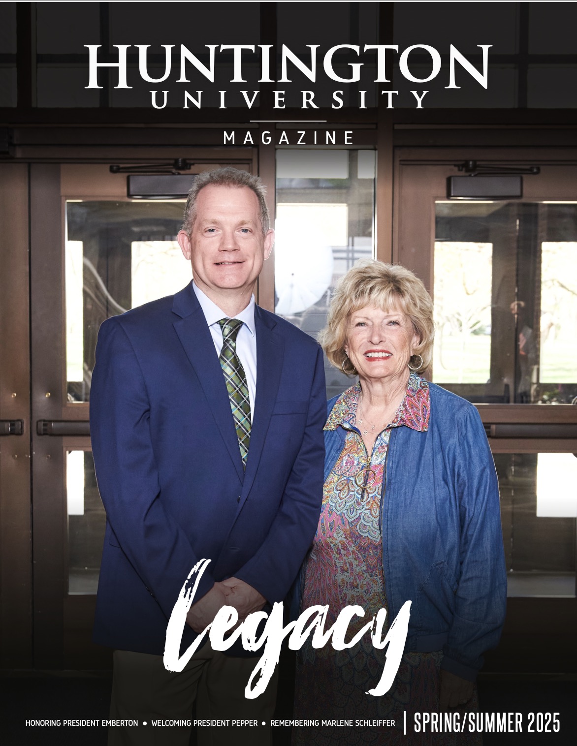 The cover of the HU Magazine