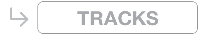 A label that says the word 'tracks'